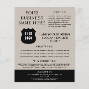 Logo Professional New Business Advertising Flyer