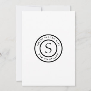 Logo Professional Plain Simple Modern Invitation