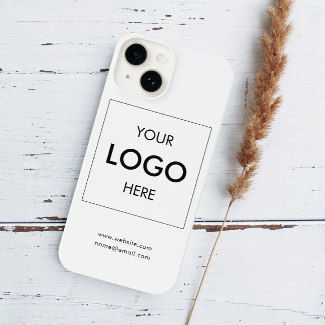 Logo Professional Simple White iPhone Case (Creator Uploaded)