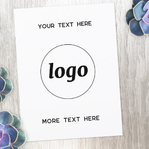 Logo Promotional Business  Postcard
