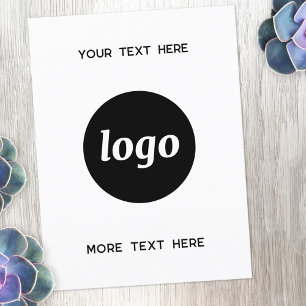 Logo Promotional Business Postcard