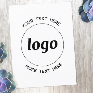 Logo Promotional Business Postcard