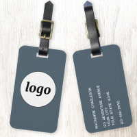 Logo Promotional Charcoal Gray Business Branding