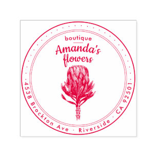 Logo Protea Self Inking Return Address Stamp
