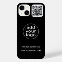 Logo & QR Code Black | Business Minimalist