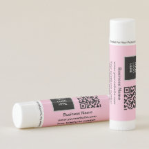 Logo QR Code Business Pink Corporate