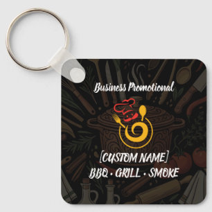Logo QR Code Business Promotional Keychain