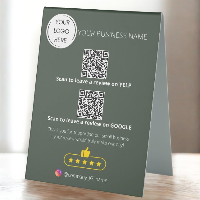 Logo QR code business review GOOGLE and YELP  (Creator Uploaded)