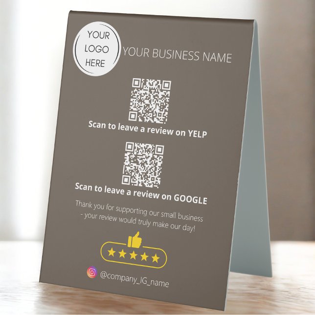 Logo QR code business review GOOGLE and YELP  (Creator Uploaded)