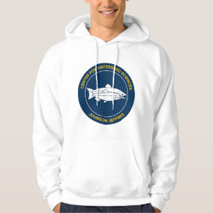 Logo + Rainbow Fish Tail Hoodie
