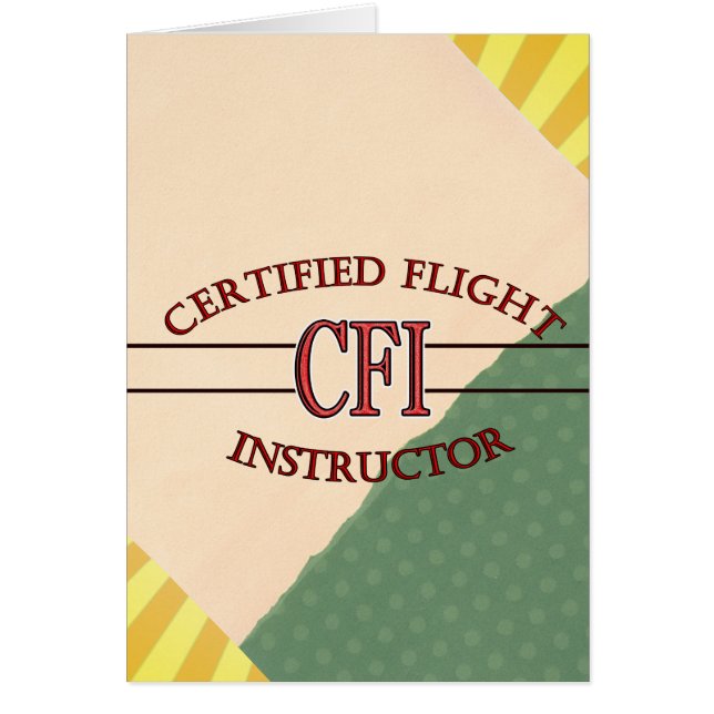 LOGO RED CSF CERTIFIED FLIGHT INSTRUCTOR (Front)