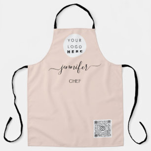 Logo Restaurant Bakery Catering Cake Rose Apron