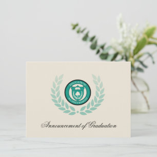Logo School or College Graduation Announcements