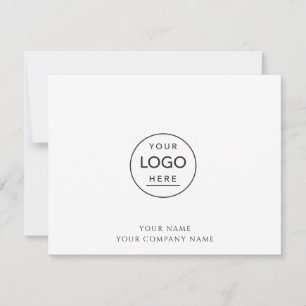 Logo Simple Note Card