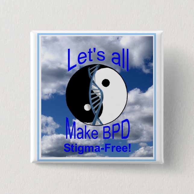 Logo & Sky Design Button (Front)