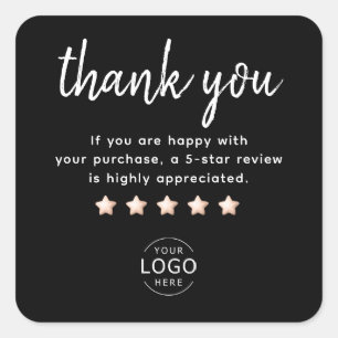 Logo Small Business Packaging Sticker