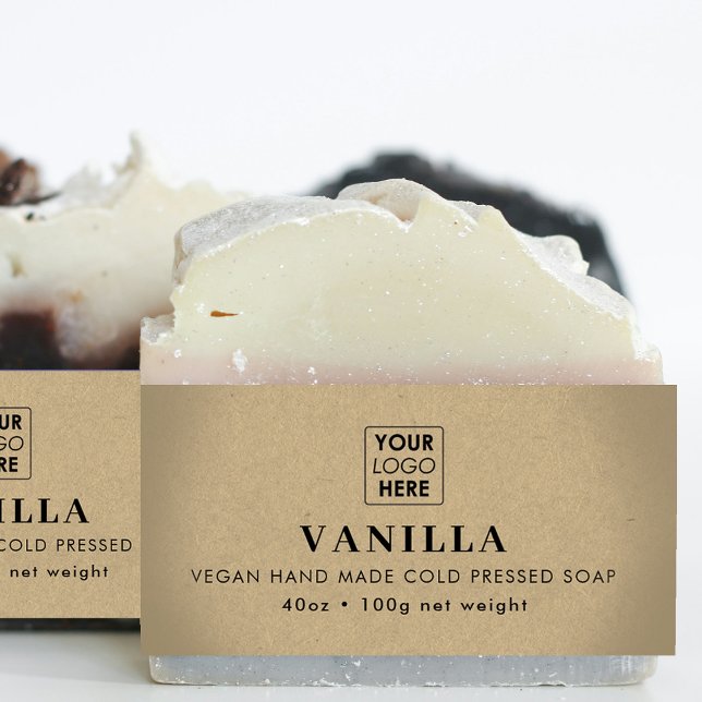 Logo Soap Belly Band Kraft Product Label Wrap Invitation Belly Band (Logo Soap Belly Band Kraft Product Label Wrap)