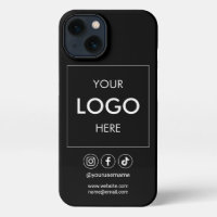 Logo Social Media BusinessiPhone Case