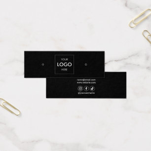 Logo Social Media Earring Display