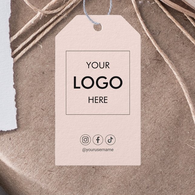 Logo Social Media Professional Gift Tags (Creator Uploaded)