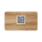 Logo Social Media QR Code Carpentry Wood Modern