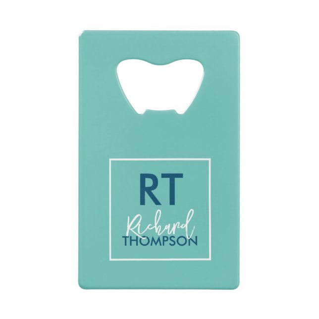 Logo Square Monogram Light Blue (Front)