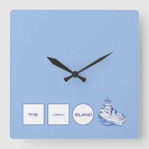 Logo Square Wall Clock