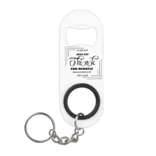 Logo Statement Keyring