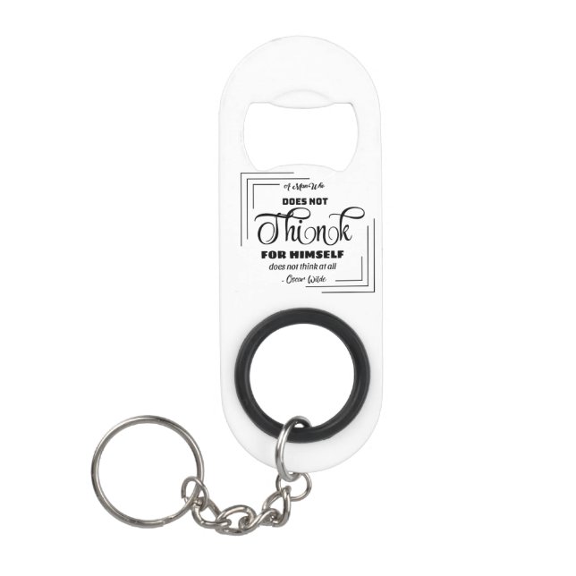 Logo Statement Keyring (Front)