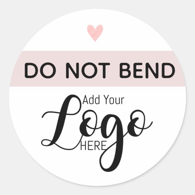 Logo sticker Do not Bend (Front)