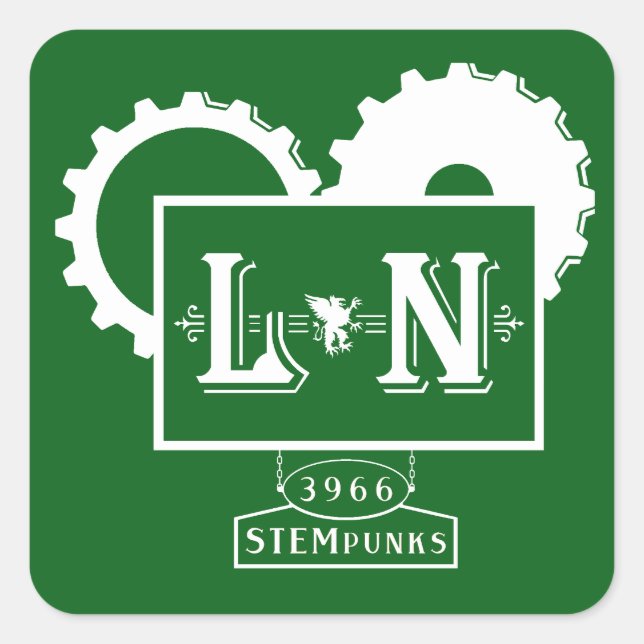 Logo Sticker Square (Front)