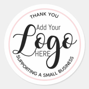 Logo sticker thank you Supporting A Small Business