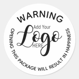 Logo sticker warning happiness