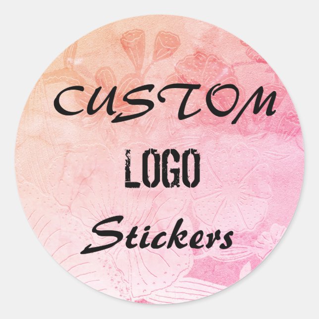 Logo stickers, custom logo, custom stickers, label (Front)