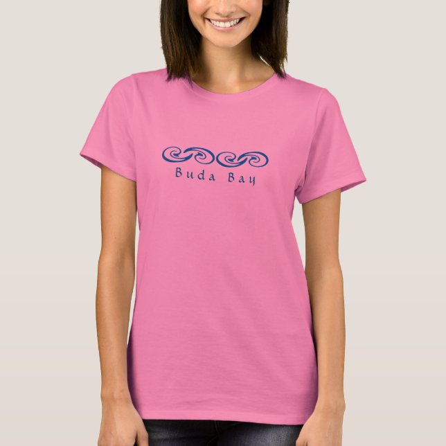 logo swirl, Buda Bay T-Shirt (Front)