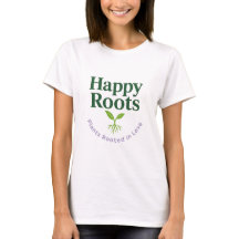 Logo Tee (Front Print) | Happy Roots