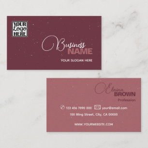 Logo Template Elegant Modern Classic Simple Red  Business Card