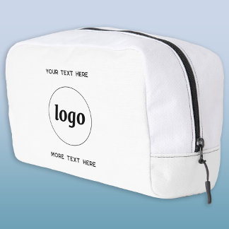 Logo Text Business Promotional Branding Dopp Kit