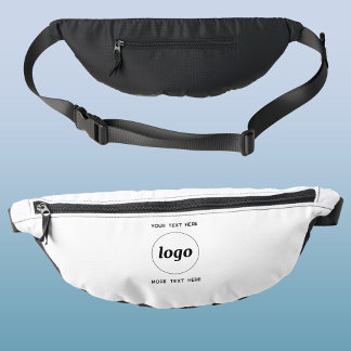 Logo Text Promotional Business Branding Bum Bags