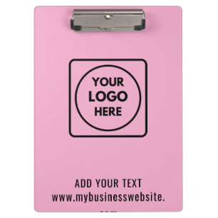 Logo Text QR Code Business clipboard