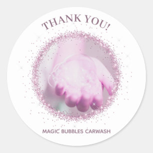 *~* LOGO UPLOAD PHOTO THANK YOU Seal Label
