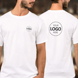 Logo Upload Shirt - Front & Back Logo Staff