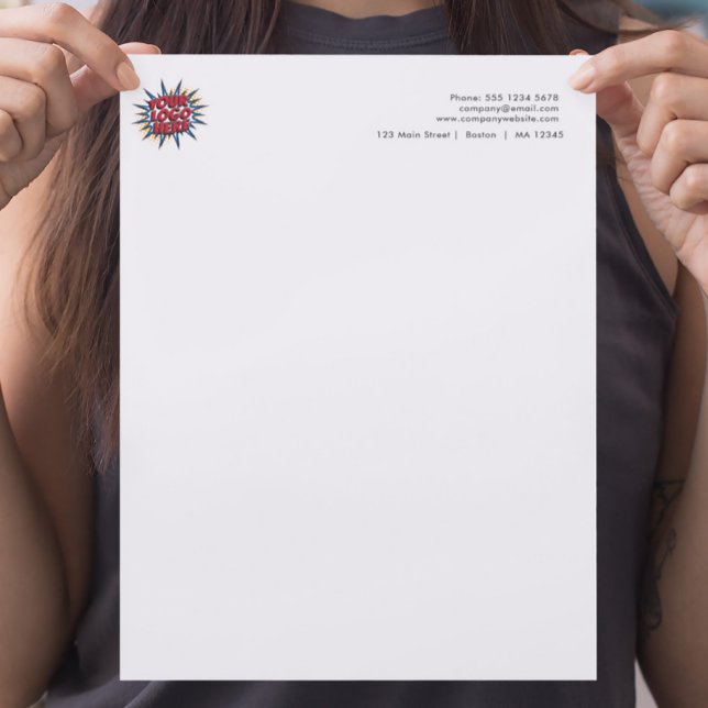 Logo Upload Simple  Custom Letterhead (Creator Uploaded)