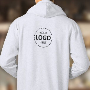 Logo Upload Template - Back Only - Create Your Own Hoodie