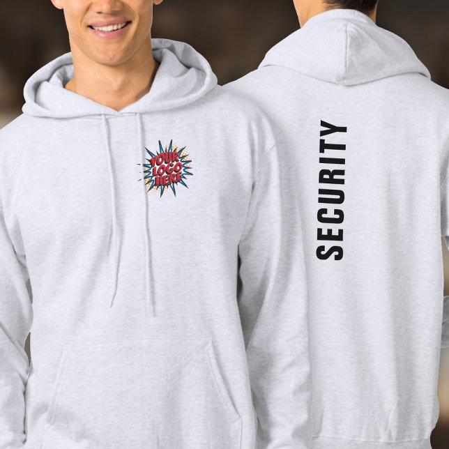 Logo Upload Template on Front - Your Text on Back Hoodie (Creator Uploaded)