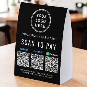 Logo Venmo PayPal CashApp QR Code Scan To Pay