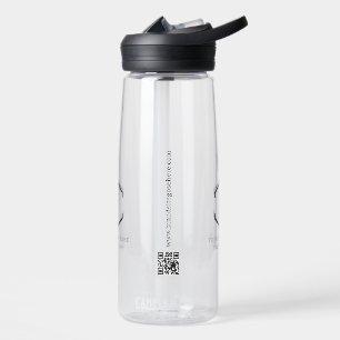 Logo Website QR Code Business Branding Promotion Water Bottle