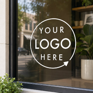 Logo Window Cling   Business Door Glass Decal