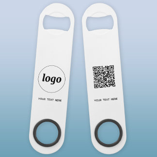 Logo With Text QR Code Business