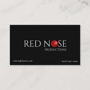 Logos Red Nose Business Card